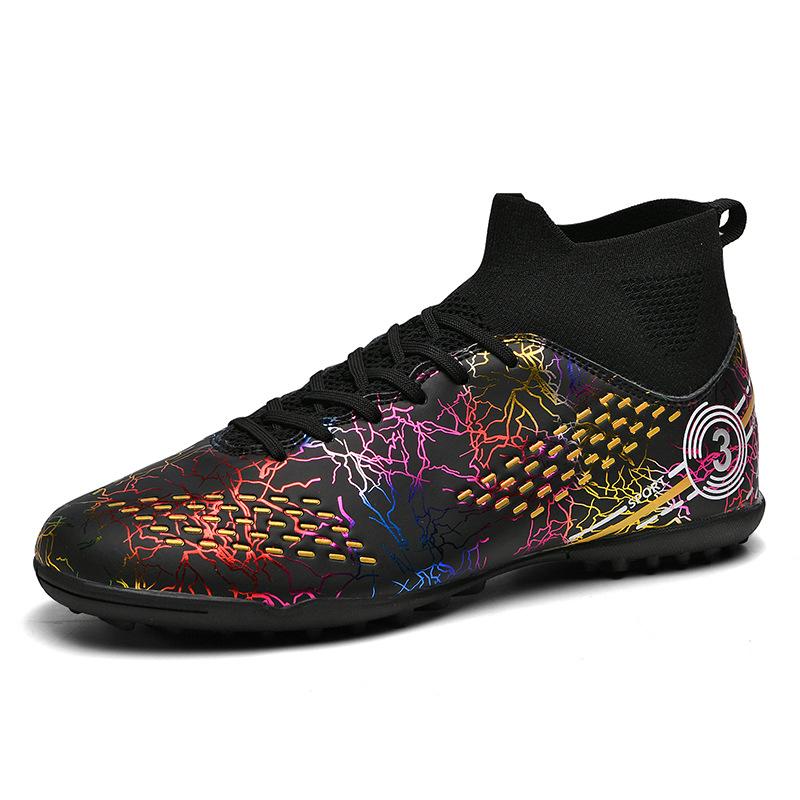 Подросток Взрослый Студент Мужчина Длинные Ногти Ломать Ногти Высокий Верх Трава Тренировки Кубок Мира C Romesi Футбольные Бутсы