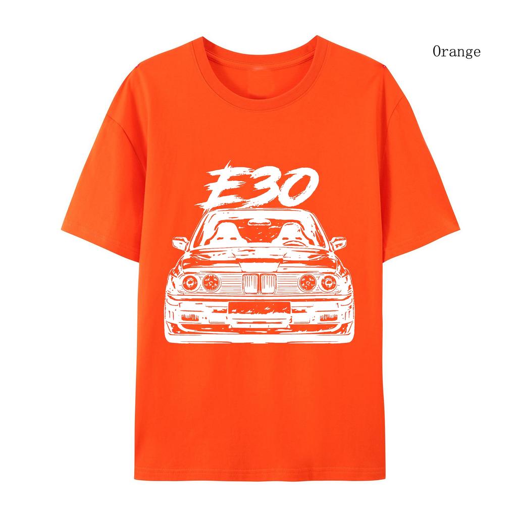 Женская футболка с изображением автомобиля E30 Весна Осень Женская футболка с изображением автомобиля E30 Топы Эстетическая одежда Модная женская футболка с изображением автомобиля E30