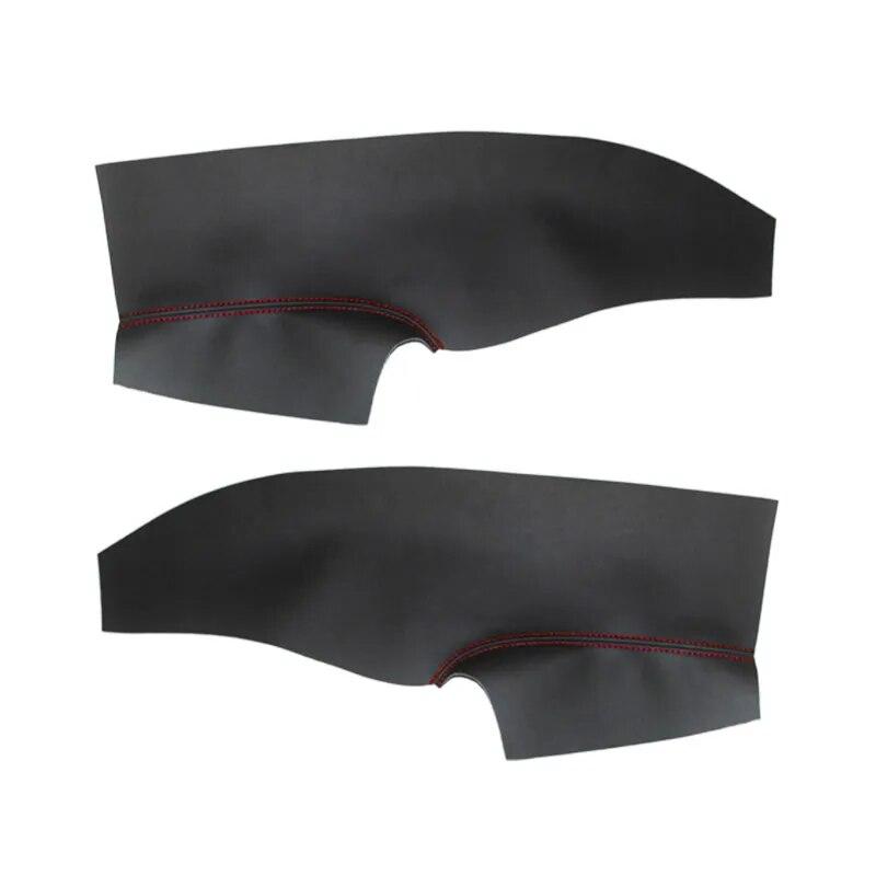 Мягкая кожаная дверная панель из микрофибры, чехол для Ford Focus 2014, 2015, 2016, 2017, 2018, внутренняя дверная панель, подлокотник, кожная отделка