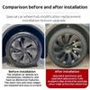 4 шт. 19-дюймовые колпаки на колеса с полным ободом для Tesla Model Y Juniper - Автомобильный аксессуар для замены для повышения производительности