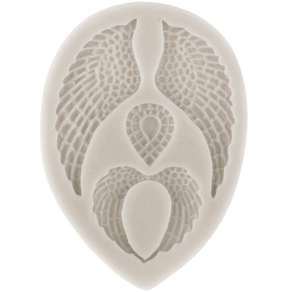 Крылья ангела, силиконовые формы для помадки для украшения торта, топпер для кексов, конфеты, шоколадная жвачка, паста, формы из полимерной глины