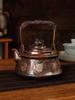 Teapot Handmade Eight Treasures Pure Copper Seiko Carving Gilt Boiling Water Thickened Household Chinese Retro Desktop Ornament