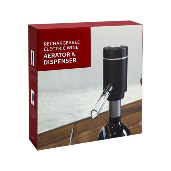 Electric Wine Aerator USB Rechargeable Instant Oxidation Multifunction One-Touch Automatic Wine Aerator Dispenser