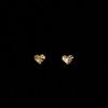 Modernlike 14k Gold Heart Light Earrings