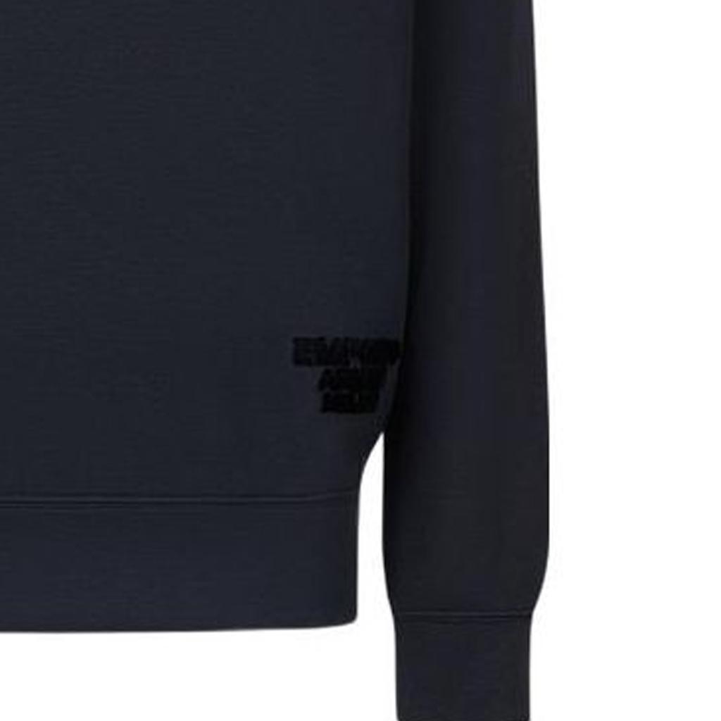 Emporio Armani Свитшот с длинным рукавом однотонный мужской Ss23 Темно-синий 3R1MBH-1JRHZ-0920