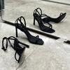 Fashion Sandals for Women 2025 Summer New Style Square Toe High Heels Women's Slim Heels Sandals
