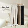 Eezyoung Women's 2025 Autumn Slim Straight-Leg Trousers