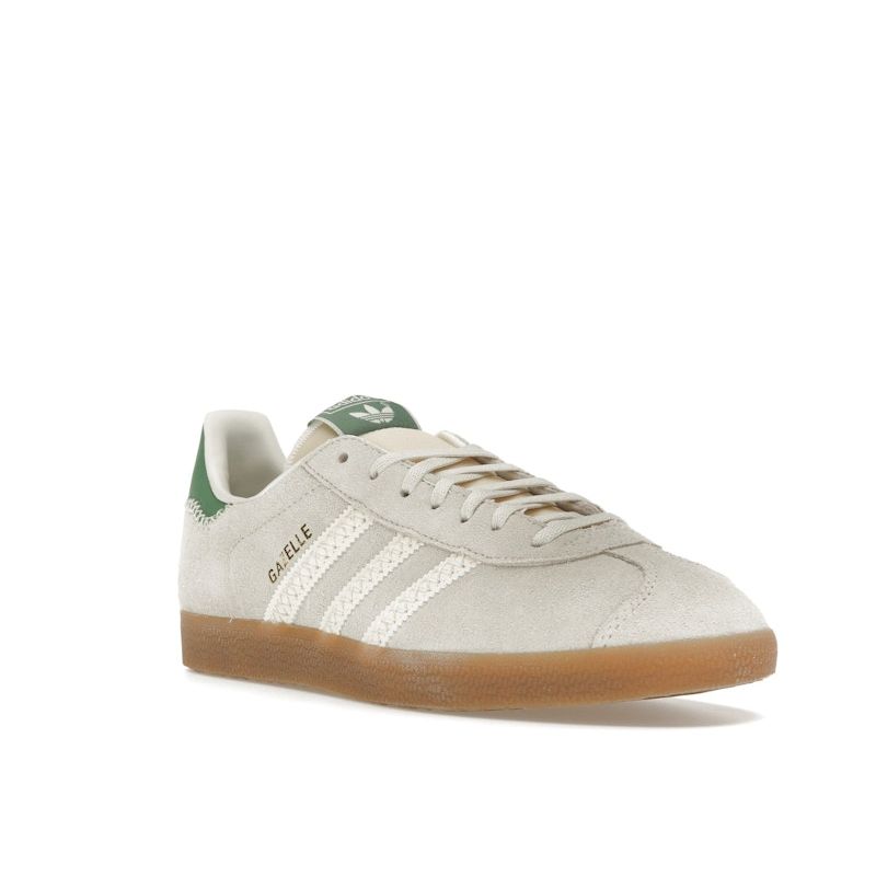 Adidas Кроссовки унисекс Gazelle Alumina Preloved Green Кремово-белые IE3691