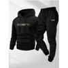 Mens Hooded Oversized Sweatshirt Set Long Sleeve Top Pants Casual Sportswear