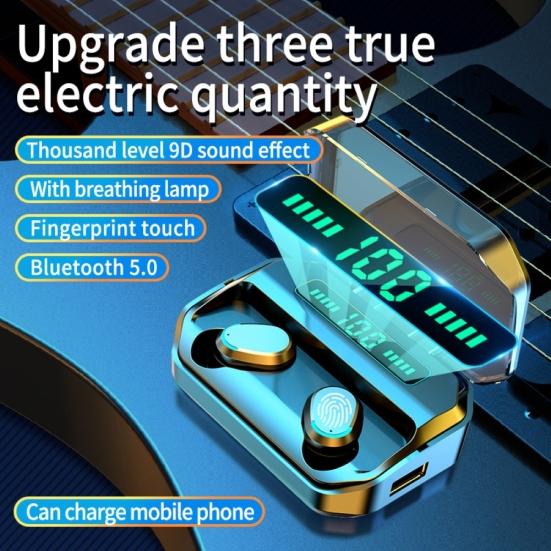 Беспроводные Bluetooth-совместимые 5.0 умные сенсорные стерео наушники-вкладыши с шумоподавлением M8S