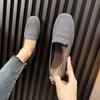 Leisure Mesh Single Shoes for Women In Autumn 2024 New Cloth Shoes Fashion Single Shoes One Step Flat Shoes Zapatillas De Mujer