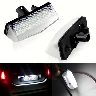 2x подходит для Toyota Prius XW20 XW30 Prius Plus/V Venza Matrix RAV4 для Lexus CT200h Scion tC SMD белые светодиодные фонари номерного знака