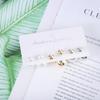 Модный набор круглых сережек-бусин - 3 пары модных универсальных жемчужных украшений