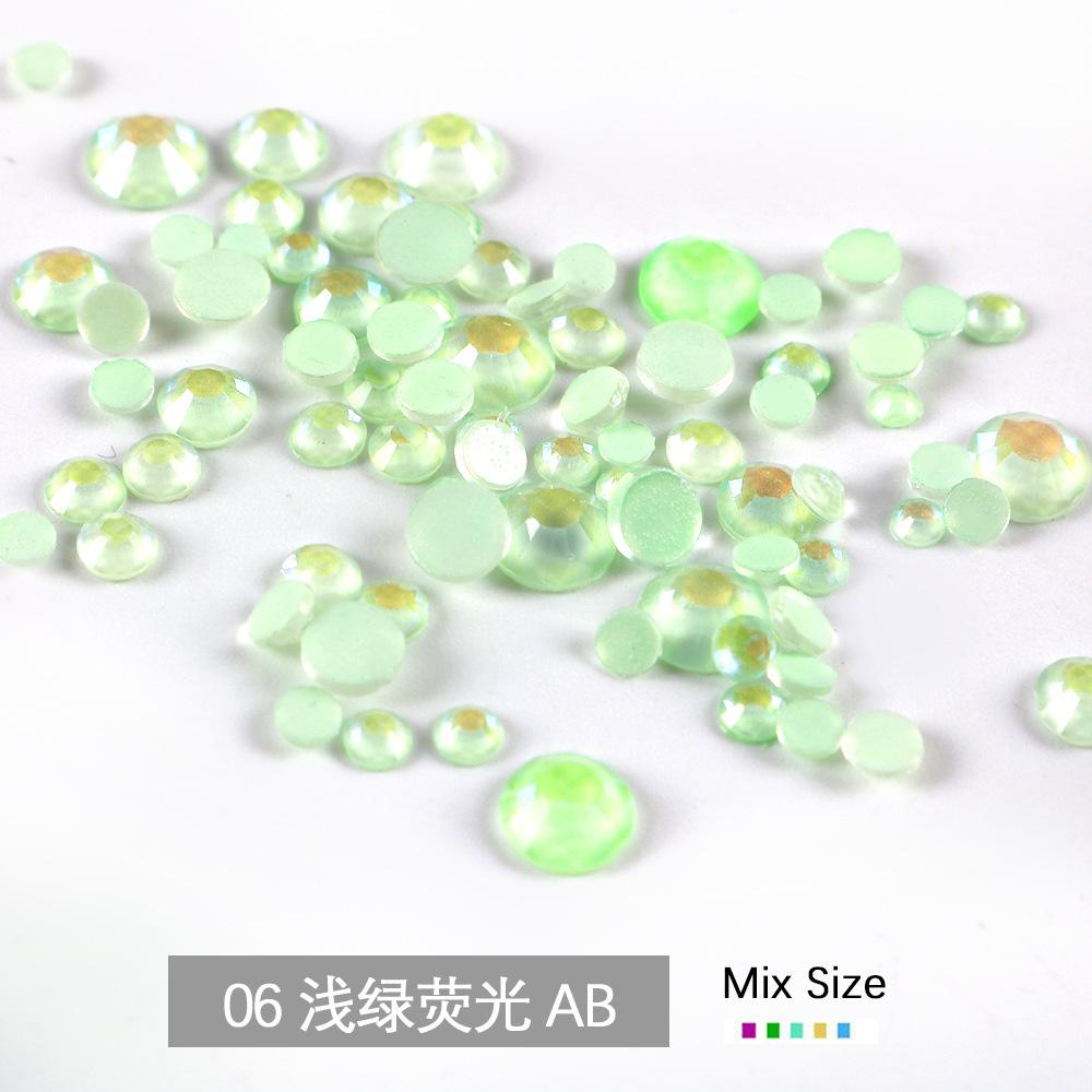 Смешанный мокко плоскодонный сверло неоновый флуоресцентный сверло DIY аксессуары для мобильных телефонов стеклянные хрустальные наклейки для ногтей сверло для дизайна ногтей