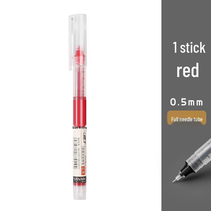 Black 0.5mm Needle Tip Ballpoint Pen for Office & Exams