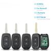 Дистанционный ключ для автомобиля Renault Sandero Dacia Logan Lodgy Dokker Duster Trafic Clio4 Master 2 кнопки 433 МГц PCF7961M чип