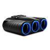 12-24V 3 Way Автомобильный прикуриватель Разветвитель USB-адаптер питания зарядного устройства
