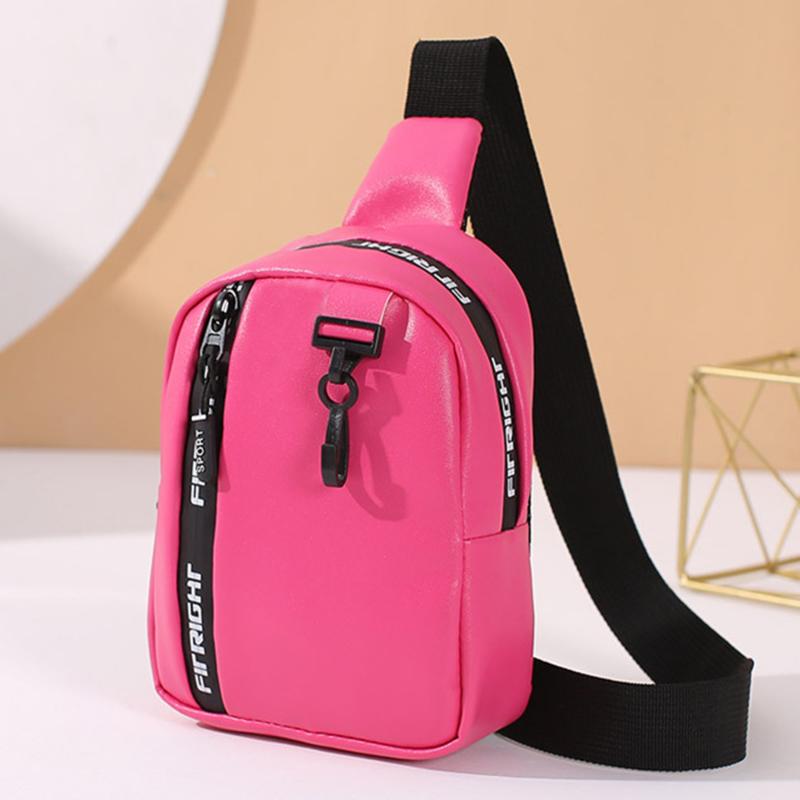 Женская нагрудная сумка, простая модная яркая цветная сумка через плечо, повседневная байкерская сумка с широким плечевым ремнем