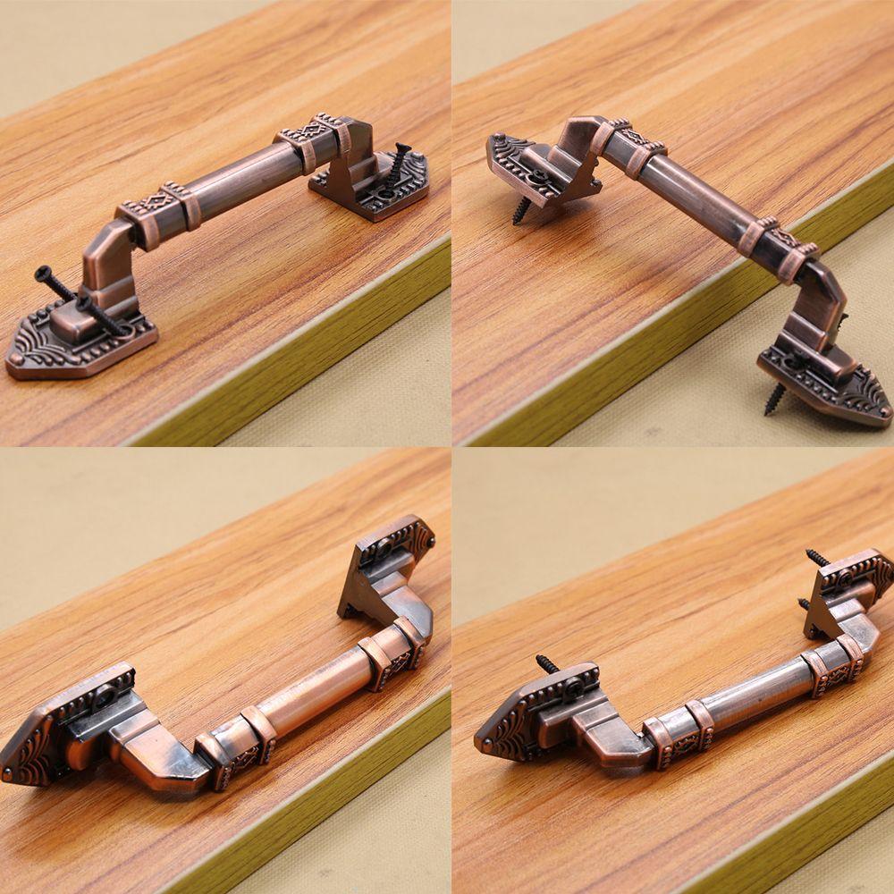 Decorative Furniture Wood Barn Aluminum Alloy Drawer Pulls Door Handle Flush Handles Wardrobe