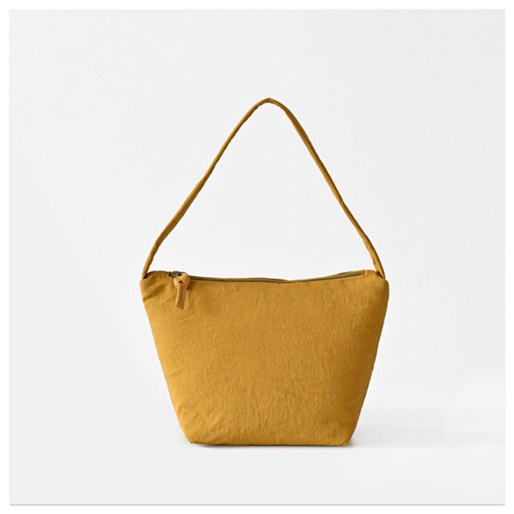 Korean Style Cloth Shoulder Bag Pure Color Tote Bag Casual underarm bag Travel