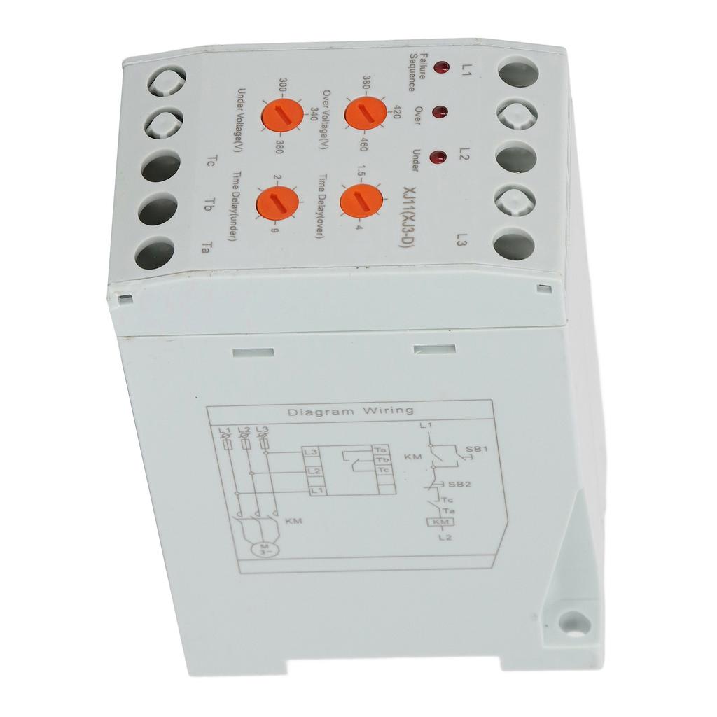 Реле контроля обрыва фаз и последовательности фаз, устройство защиты от перенапряжения, AC380V
