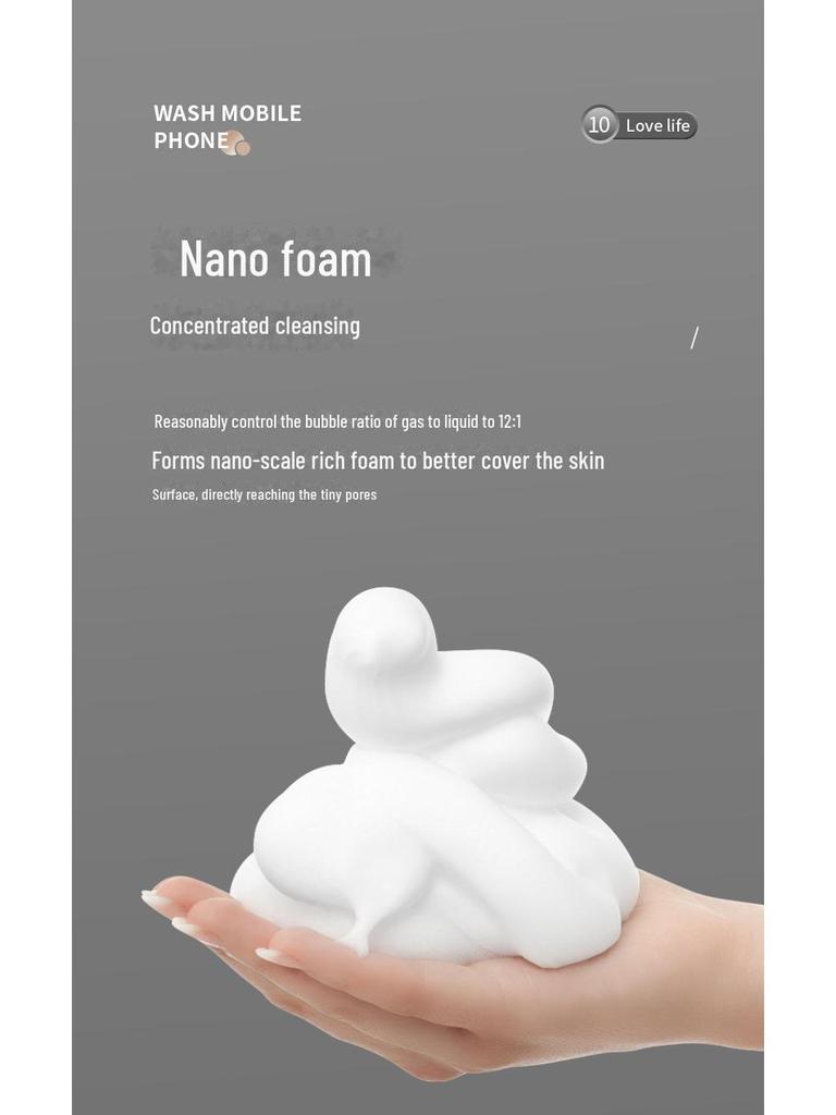 Настенный интеллектуальный дозатор пенного мыла с цифровым дисплеем