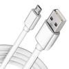 USB Micro USB Быстрая Зарядка 2.0A Кабель для Передачи Данных Светодиодный Экран Чистомедный Проводник ПВХ Оболочка Белый Черный Длина 1М для Мобильного