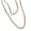 2026 Jewelry Copper Plated 925 Silver 6MM Chopin Necklace 18-24 Inches