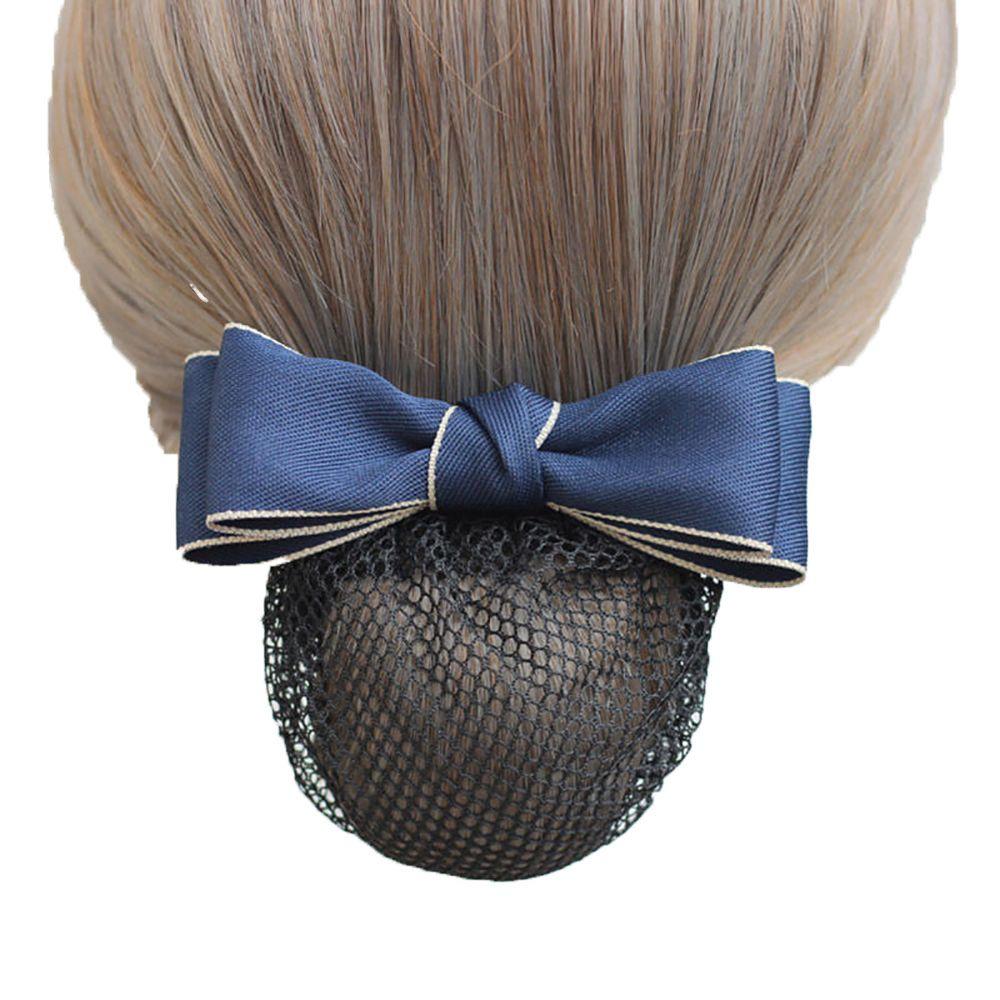 Nurse Female For Girls Headwear Ponytail Clip Korean Bun Snood Hairgrips Cover Net Bow Spring Clip