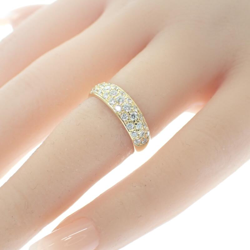 Без бренда  #12(Размер Японии) кольцо K18 желтое золото Женщины