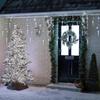 Solar-Powered LED Icicle Christmas String Lights for Outdoor Courtyard Decoration