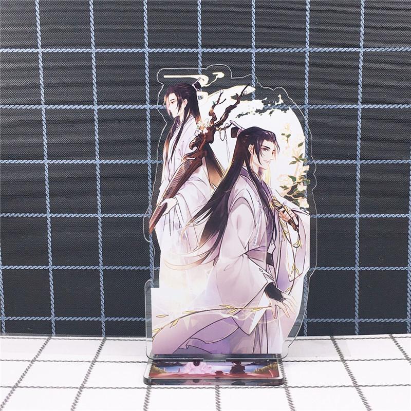Хаски и его белый кот Shizun Mo Ran Chu WanNing, акриловая фигурка, подставка, модель игрушки, аниме, двустороннее действие