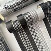 Natural Look Washi Tape Black White Grid Tape, Plaid Pattern Decorative Masking Paper for Arts, DIY Crafts, Journals, Planners, Scrapbooking,