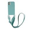 Силиконовый чехол для телефона с ремешком на шею для iPhone 12 13 Mini 14 15 16 Pro Max X XR XS, чехол с ремешком через плечо, шнурок-ожерелье
