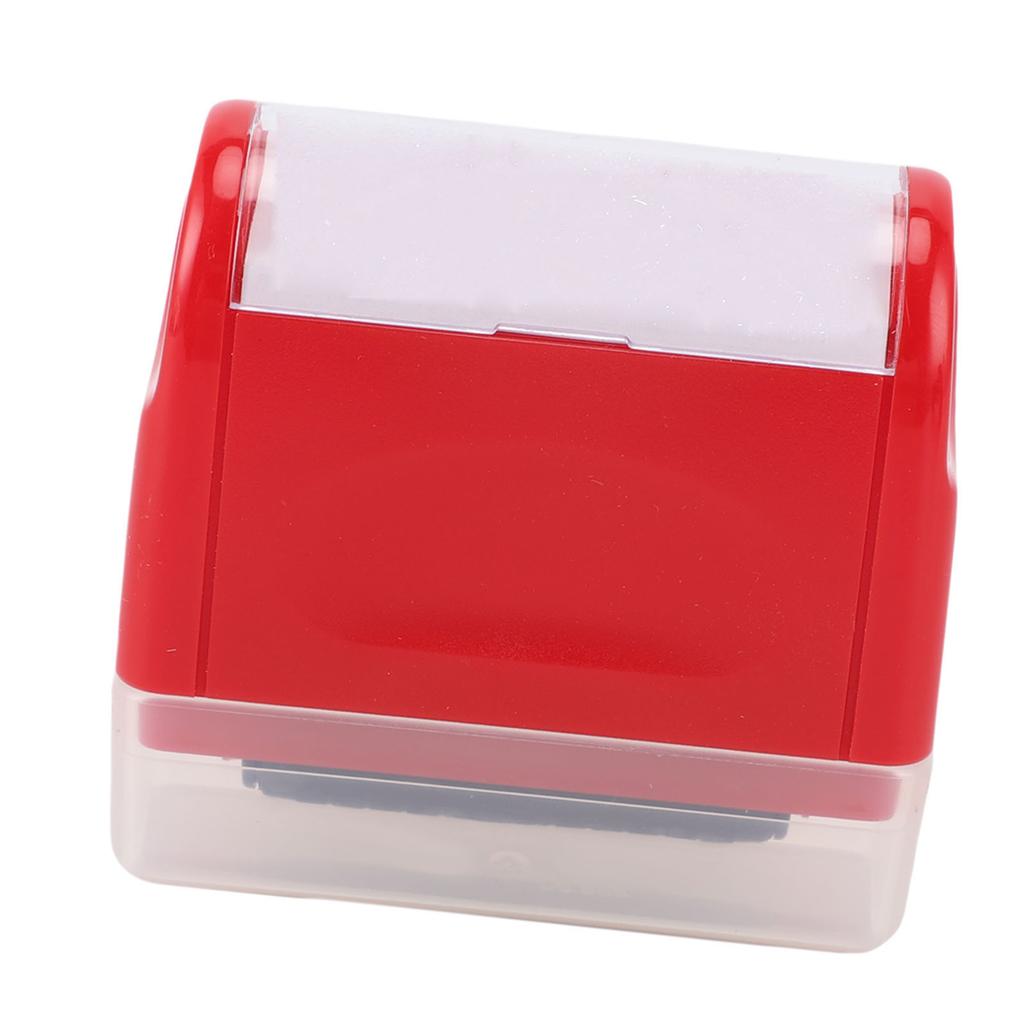 ID Protector Ink Roller Stamp Portable ID Confidential Security Roller with 3Pcs Refill Inks for Invoices Authorization