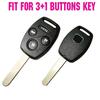Силиконовый брелок с 4 кнопками, автомобильный пульт дистанционного управления, чехол для Honda Accord Civic CR-V