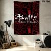 Buffy Vampire Slayer Wall Tapestry Aesthetic Wall Hanging Printed Fabric Blanket Decorative Tapestries For Bedroom Living Room Home Decor