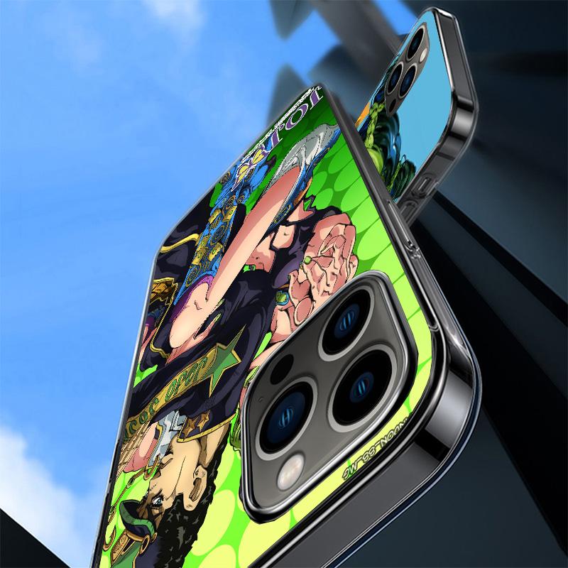 Чехол для телефона JoJo's Bizarre Adventure Джолин Куджо для iPhone 17 Air 16 Pro Max 16E 15 + 14 Plus 11 12 13 Mini 7 8 SE Подарок Печать C