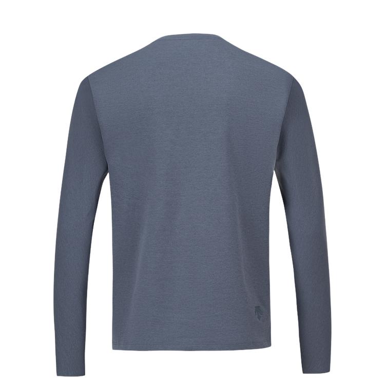 DESCENTE DUALIS Urban Commute Crew Neck Long Sleeved T Shirt Men's D4431DTL82