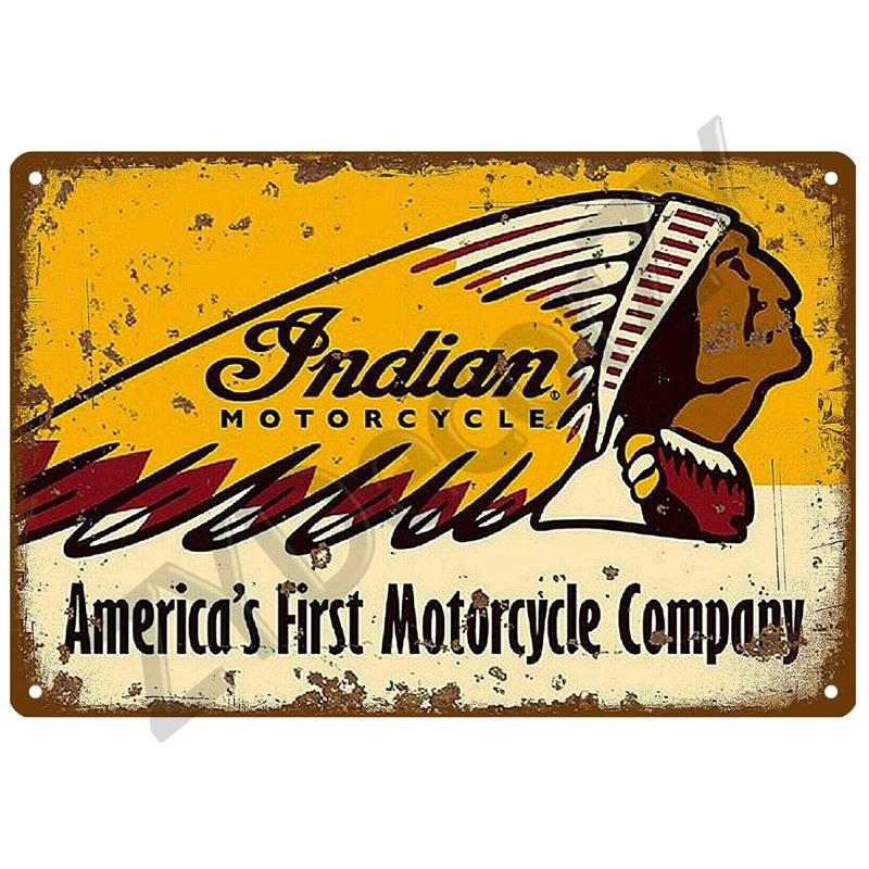 Индия Moto For The Garage Plaque Metal Sign Vintage Wall Poster Vintage Retro Room Home Industrial Hanging Decor Art Tin Sign