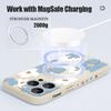 Чехол для iPhone 17 Pro Max с рисунком из мультяшных ромашек, магнитный, для Magsafe, мягкая накладка для iPhone 16 15 14 13 Pro Max 17E 16E