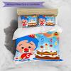 3pcs Flim Flim2 Design Cover Set - HD Printed Bedding with 1 Cover and 2 Pillowcases - Perfect for Home and Dorm Decor