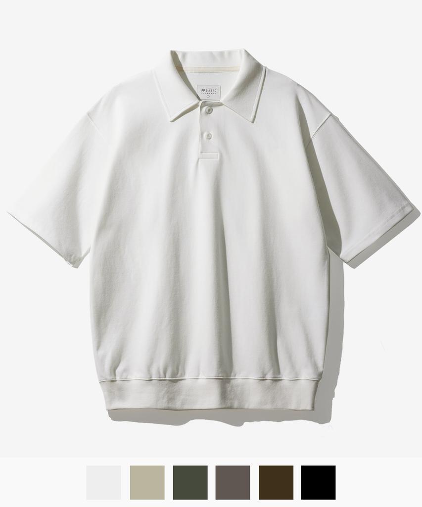 FP142 New Wave Volume Collar Short Sleeve T-Shirt Ivory Sjst1457
