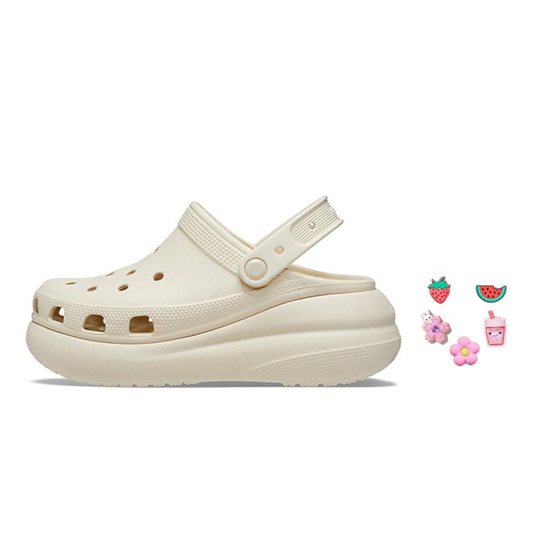 Crocs Классические клоги Crocs Crush Bone Унисекс Кроссовки Белые 207521-2Y2