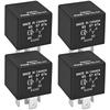 P6SDT FOAB-14B192-AA Automotive Relay (Pack Of 4) – 40A 12VDC 5-Pin OEM Replacement F0AB-14B192-AA RY116 For Ford Electrical Systems
