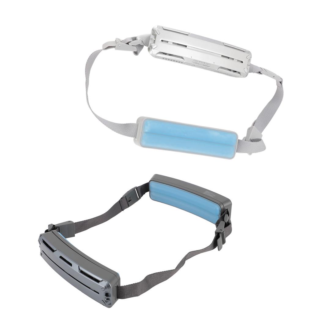 Носимый поясной вентилятор с двухсторонним охлаждением и регулируемым ремнем 6500 об/мин Hands Free перезаряжаемый для Trav