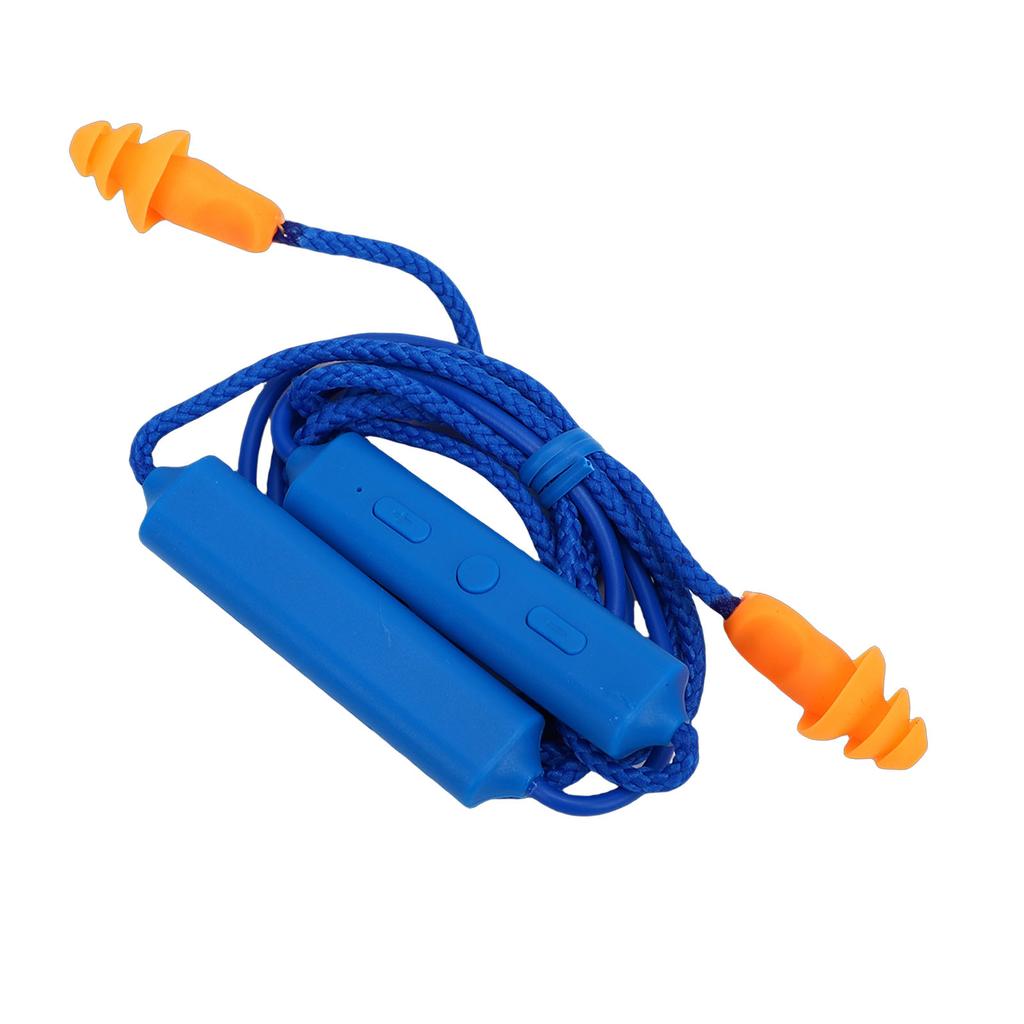 Earplug Headphone 29dB Noise Reduction IPX5 Water Proof Rechargeable Neckband Earbuds for Construction Site Workshop