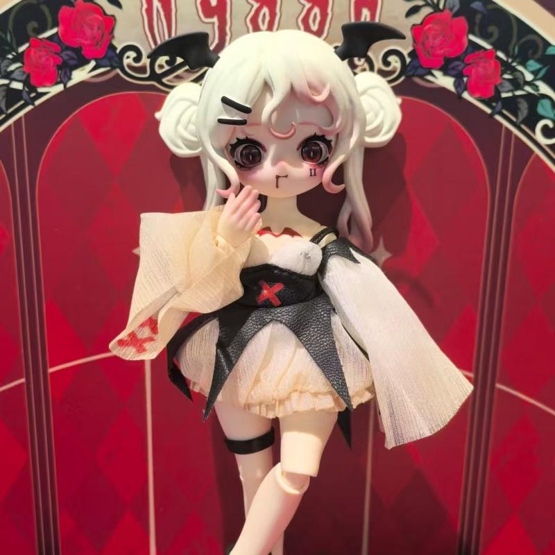 Nyssa Серия «Странный кошмар» Blind Box Кавайная Аниме Фигурка Действия Bjd Девочка Изысканные Подарки Игрушка Модная Подвижная 1/12 Позируемая Сочлененная Масштаб