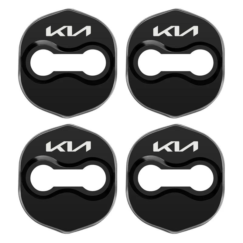 Stainless Steel Car Covers Door Lock Protecting Cover For Kia Rio Ceed Sportage Cerato Soul Sorento K2 K5 Picanto Optima
