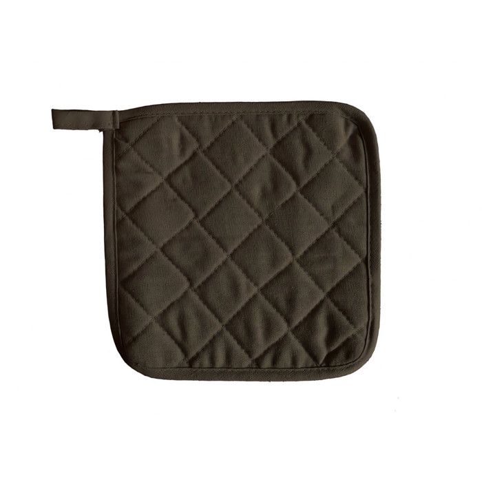 Potholder 20X20 Cm PANAMA Taupe, by Soleil d'Ocre